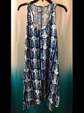 Lily Pulitzer Melle Trapeze Tank Jellyfish Dress- Dead Stock - NWT - Size small
